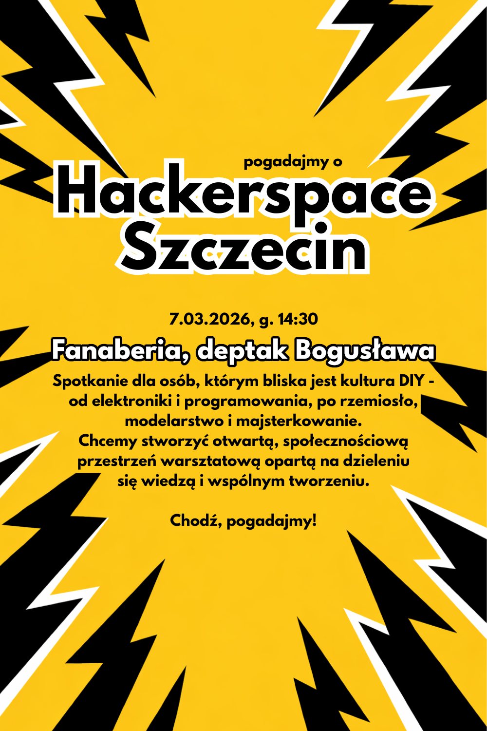 Plakat pierwszego spotkania